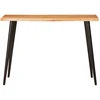 Valgomieji stalai Ruda ir juoda 110 x 55 x 78 cm