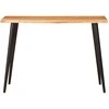 Valgomieji stalai Ruda ir juoda 110 x 55 x 78 cm