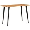 Valgomieji stalai Ruda ir juoda 110 x 55 x 78 cm