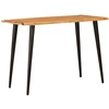 Valgomieji stalai Ruda ir juoda 110 x 55 x 78 cm