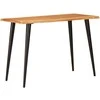Valgomieji stalai Ruda ir juoda 110 x 55 x 78 cm