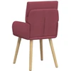 Valgomojo kėdės 2 pcs Audinys Vyno raudona 60 x 56 x 96 cm