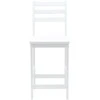 Valgomojo kėdės 2 pcs Balta 40 x 47,5 x 99,5 cm