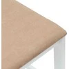 Valgomojo kėdės 2 pcs Balta 40 x 47,5 x 99,5 cm
