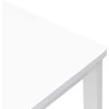 Valgomojo kėdės 2 pcs Balta 40 x 47,5 x 99,5 cm