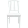 Valgomojo kėdės 2 pcs Balta 50 x 52,5 x 91 cm