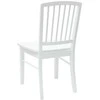 Valgomojo kėdės 2 pcs Balta 50 x 52,5 x 91 cm