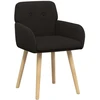 Valgomojo kėdės 2 pcs Bouclé Juoda 59 x 56 x 86 cm