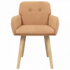 Valgomojo kėdės 2 pcs Bouclé Smėlio 59 x 57 x 85 cm