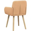 Valgomojo kėdės 2 pcs Bouclé Smėlio 59 x 57 x 85 cm