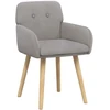 Valgomojo kėdės 2 pcs Bouclé Šviesiai pilka 59 x 56 x 86 cm
