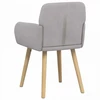 Valgomojo kėdės 2 pcs Bouclé Šviesiai pilka 59 x 56 x 86 cm