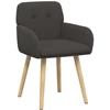 Valgomojo kėdės 2 pcs Bouclé Tamsiai pilka 59 x 56 x 86 cm