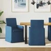 Valgomojo kėdės 2 pcs Mėlyna 57 x 67 x 95 cm audinys