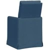 Valgomojo kėdės 2 pcs Mėlyna 57 x 67 x 98 cm audinys