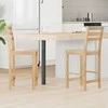 Valgomojo kėdės 2 pcs Natūrali 40 x 47,5 x 99,5 cm