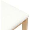 Valgomojo kėdės 2 pcs Natūrali 40 x 47,5 x 99,5 cm