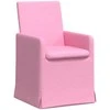 Valgomojo kėdės 2 pcs Rožinė 57 x 67 x 95 cm audinys