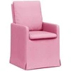 Valgomojo kėdės 2 pcs Rožinė 57 x 67 x 98 cm audinys