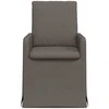 Valgomojo kėdės 2 pcs Šviesiai pilka 57 x 67 x 98 cm Linas