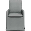 Valgomojo kėdės 2 pcs Šviesiai pilka 57 x 67 x 98 cm audinys