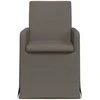 Valgomojo kėdės 2 pcs Šviesiai pilka 57 x 67 x 95 cm Linas