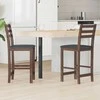 Valgomojo kėdės 2 pcs Šviesiai rudas 40 x 47,5 x 99,5 cm