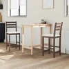 Valgomojo kėdės 2 pcs Šviesiai rudas 40 x 47,5 x 99,5 cm