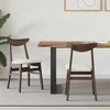 Valgomojo kėdės 2 pcs Šviesiai rudas 42 x 47.5 x 81 cm