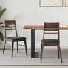 Valgomojo kėdės 2 pcs Šviesiai rudas 43 x 54 x 89 cm