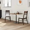 Valgomojo kėdės 2 pcs Šviesiai rudas 43 x 54 x 89 cm