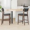 Valgomojo kėdės 2 pcs Šviesiai rudas 48 x 49 x 95 cm