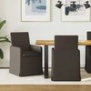Valgomojo kėdės 2 pcs Tamsiai pilka 57 x 67 x 95 cm Linas