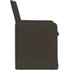 Valgomojo kėdės 2 pcs Tamsiai pilka 57 x 67 x 95 cm Linas