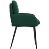 Valgomojo kėdės 4 pcs Aksomas Tamsiai žalia 59 x 59,5 x 90 cm
