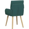 Valgomojo kėdės 4 pcs Audinys Tamsiai žalia 60 x 56 x 96 cm
