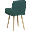 Valgomojo kėdės 4 pcs Audinys Tamsiai žalia 56,5 x 50 x 87,5 cm