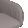 Valgomojo kėdės 4 vnt. Audinys Taupe 56,5 x 50 x 87,5 cm
