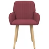 Valgomojo kėdės 4 pcs Audinys Vyno raudona 56,5 x 50 x 87,5 cm