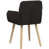 Valgomojo kėdės 4 pcs Bouclé Juoda 59 x 57 x 85 cm