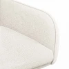 Valgomojo kėdės 4 pcs Bouclé Kreminė 59 x 56 x 86 cm