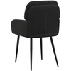 Valgomojo kėdės 6 pcs Aksomas Juoda 59 x 59,5 x 90 cm