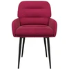 Valgomojo kėdės 6 pcs Aksomas Vyno raudona 59 x 59,5 x 90 cm