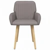 Valgomojo kėdės 6 pcs Audinys Taupe 56,5 x 50 x 87,5 cm