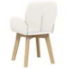 Valgomojo kėdės 6 pcs Bouclé Kreminė 59 x 56 x 86 cm