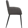 Valgomojo kėdės 6 pcs Dirbtinė oda Juoda 56,5 x 50 x 86 cm