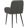 Valgomojo kėdės 6 pcs Dirbtinė oda Juoda 56,5 x 50 x 86 cm