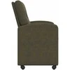 Valgomojo Kėdės su Ratukais 2 pcs Armijos žalia 57 x 67 x 95 cm