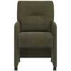 Valgomojo Kėdės su Ratukais 2 pcs Armijos žalia 57 x 67 x 95 cm