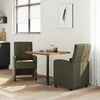 Valgomojo Kėdės su Ratukais 2 pcs Armijos žalia 58 x 67 x 97 cm